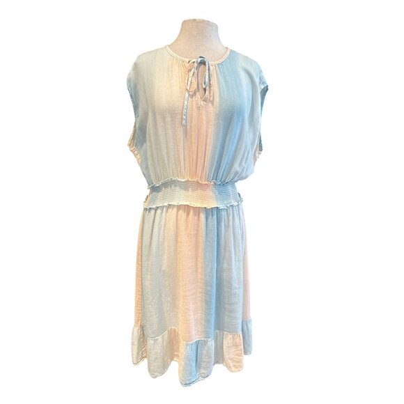 Rails Ashlyn Sunset Gradient Dress XL Linen/Rayon Blend Multicolor Boho Style - Picture 1 of 8